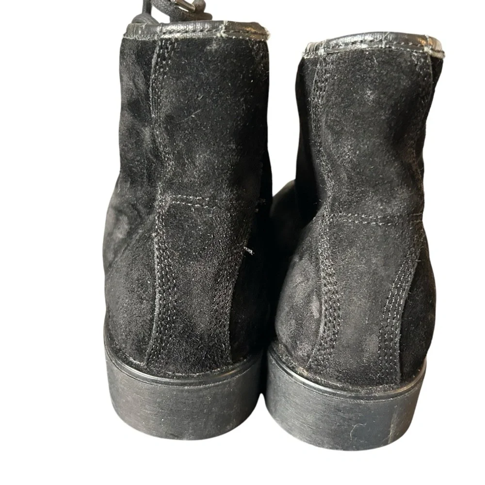 J. Crew Kenton Pacer Boots Men's 40 Suede Leather‎ Lace-Up Winter Black